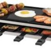 Fritel RG 2170 - Raclette grill - met bakplaat voor dubbel gebruik - grilloppervlak (LxB) 49,5x27cm - 2 tot 8 Personen (5410585420806)