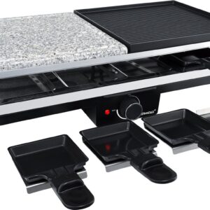 Steba RC 108 - 2-in-1 - Gourmet & Steengrill - 8 personen - 50 x 25 cm (4011833303660)