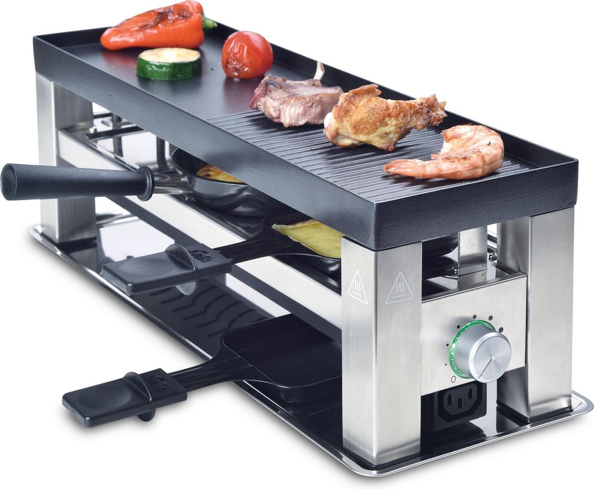 Solis Table Grill 4 in 1 790 - Multifunctioneel Grill Apparaat - Gourmetstel 3 Personen (7611210977452)