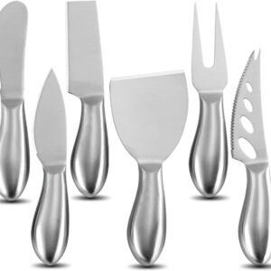 6-delige kaasmessenset met boterstrooier en vork voor charcuterieplanken en kaasschotels (9101039132685)