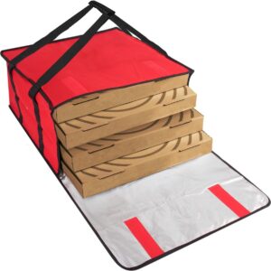 Extra Grote Geïsoleerde Pizzatas voor 4 Pizza's - Houdt Bezorgmaaltijden Warm en Vers (9101024605934)