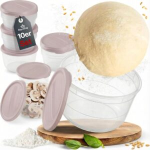Pizza Ballen Box 10 Stuks met Deksel - Voedselveilige Fermentatie Box (9101045849706)
