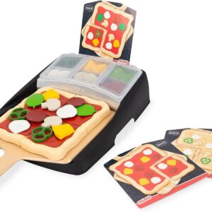 Speelgoed Pizzastation voor Kinderen - Inclusief 24 Stuks Pizzadeeg (9101044425864)