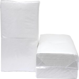 Servetten, ft 33 x 33 cm, 1-laags, wit, pak van 9 x 500 stuks (5425026412708)