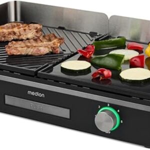 Aura® Gourmetstel - Gourmet - Gourmetplaat - Zwart - ‎‎29cm x 53cm x 11cm (6153252953946)