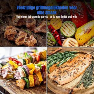 Core® Gourmetstel - Gourmet - Gourmetplaat - Zwart - ‎‎‎29x 53x 11cm; 6.4 kg (6153228411487)