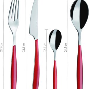 Glamour 24-delige bestekset - Roestvrij staal 18/10 met Celadon Green-handvat - 6-persoons (9101014572932)