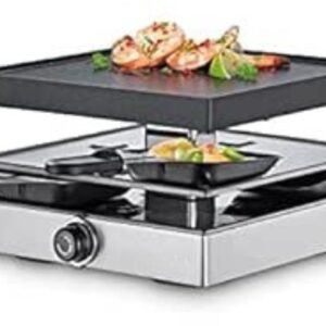 REN® Gourmetstel 4 Personen - Gourmetstel - Gourmetstel 4 person - 750 watt - Zwart - 21cm x 21cm x 13cm (6153538855889)
