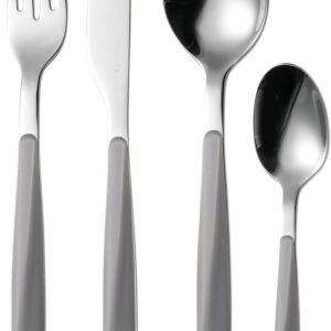 Set van 24 Bestek - Modern Design Bestekset - Grijs (9101024646531)