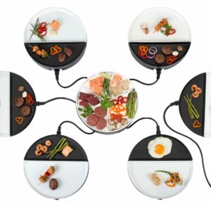 Bourgini Chef's Dinner Party Gourmetstel - 6 Personen - Bakplaat - PFAS-vrij - Vaatwasserbestendig (8721154800637)