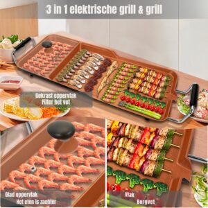 DYNA® Gourmetstel 4 personen - Gourmetstellen - Gourmet - Goud - ‎71cm x 12cm x 32cm (6153237580594)