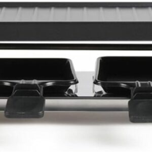 MIRA® Gourmetstel 4 personen - Gourmetstellen - Gourmet - Zwart - ‎50cm x 11cm x 10cm (6153233442469)