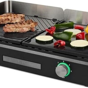 MIRA® Gourmetstel - Gourmet - Gourmetplaat - Zwart - ‎‎‎29cm x 53cm x 11cm (6153233447488)