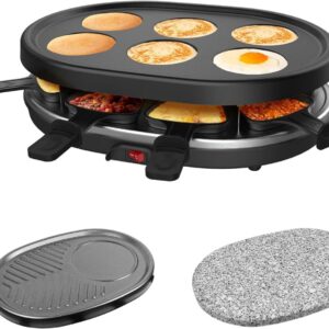 RWB® Gourmetstel 8 Personen - Gourmetstel 8 persoons - Gourmetstel - Zwart- ‎35 x 25 x 12 cm (6154434919934)