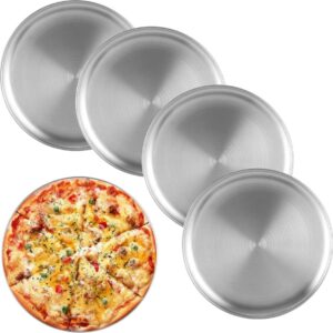 Ronde Pizzaset van 5 Stuks - 30 cm RVS - Voor Oven en Serveren (9101108988984)