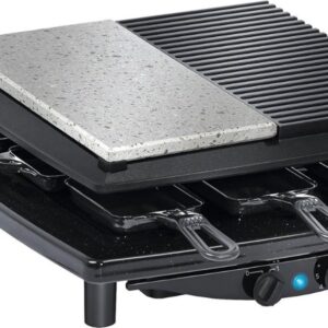 SAVI® Gourmetstel 8 personen - Gourmetstellen - Gourmet - Zwart - ‎‎39cm x 37cm x 14cm (6153246856857)