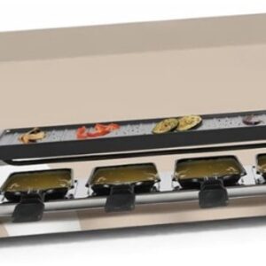 SVN® Gourmetstel 8 personen - Gourmetstellen - Gourmet - Zwart - ‎‎‎50cmx 11cm x 10cm; 1.37 kg (6153245423425)