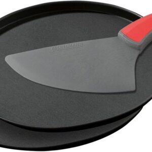 3-delige pizza bakplaat set met anti-aanbak pannen en 2-in-1 pizzasnijder - perfect voor het maken van overheerlijke pizza's (9101139008002)