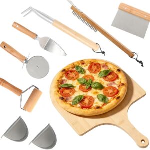 7-delige Pizza Gereedschapset voor Thuis en Buitenoven (9101128193160)