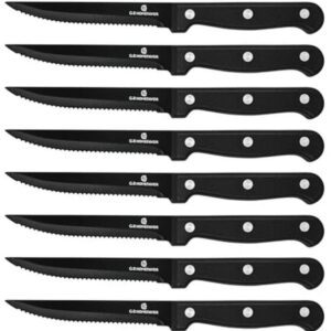 8-delige steakmessenset van gekarteld roestvrij staal - scherp en duurzaam (9101001783587)