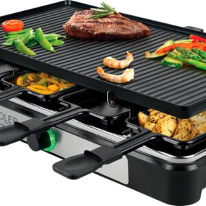 Adler AD 6616 - Gourmet - Raclette - Elektrische Grill - voor 8 personen (5903887809962)