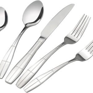 Bestekset 80 Delig - Roestvrij Staal - Tafel Dekken - Uniek Design - 10.78 Pond - Zilver (9101179981259)