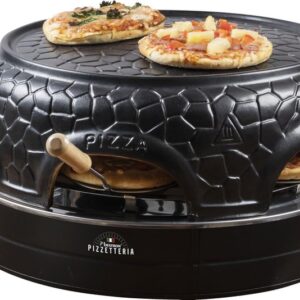 Bestron - Pizzamaker - Tafelgrill voor 4 personen - APD400Z - 800W - Zwart (8712184058846)