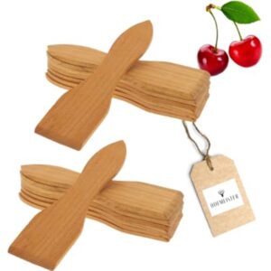 Gourmet Spatelset van 8 Stuks van Hoogwaardig Kersenhout, 13 cm - Geschikt voor Gecoate Pannen, Hittebestendige Accessoires (6153952944923)