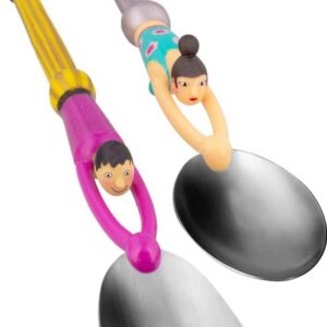 Luxe Saladebestek Set Goudkleurig RVS - 2 Delig Bestek voor Salade (9101064649684)