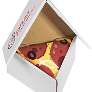 Pizza Sokken Box - Peperoni - Unieke Sokken voor Mannen en Vrouwen (9101004508811)