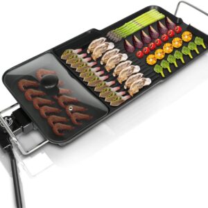RUX® Gourmetstel 4 personen - Gourmetstellen - Gourmet - Zwart -‎70cm x 17cm x 19cm (6155947628610)