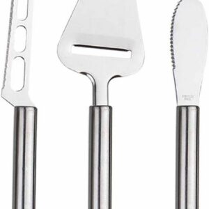 Set van 3 Kaasmessen RVS - Professioneel Kaasgereedschap voor Harde en Zachte Kaas (9101060827260)