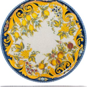 Set van 6 Pizzaborden van Porselein, 33 cm, Decoratief (9101149108877)