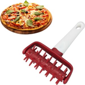 Kneedgereedschap voor pizzadeeg van kunststof, voorkomt luchtbellen in deeg, ideaal voor thuisgebruik met tips voor perfect deeg (3384868287085)