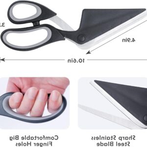 Professionele Pizzasnijder met Alifters en Snijmachine - 27 cm Snijgereedschap voor Perfecte Pizza's en Taarten (3416798355166)